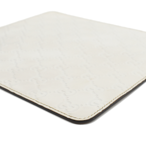 Gucci Mouse Pad Guccisima Leather White - Picture 4 of 7
